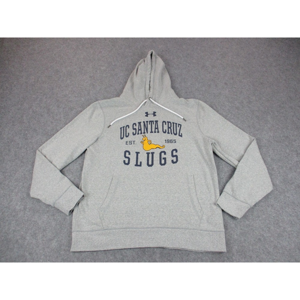 UC Santa Cruz Banana Slugs Hoodie Mens Medium Gray Under Armour NCAA College